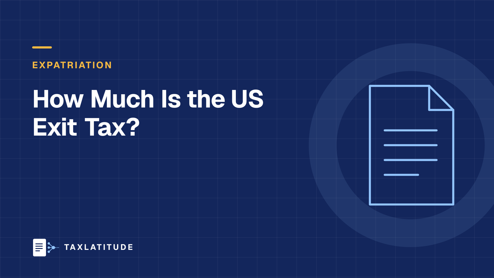 How Much Is the US Exit Tax? A Worked Example for an American in Italy
